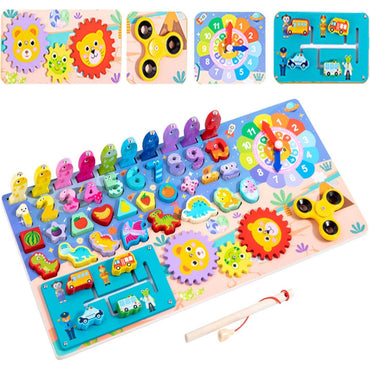 Multifunctional Logarithm Board Game| 8 Parts Kids Learning Toy